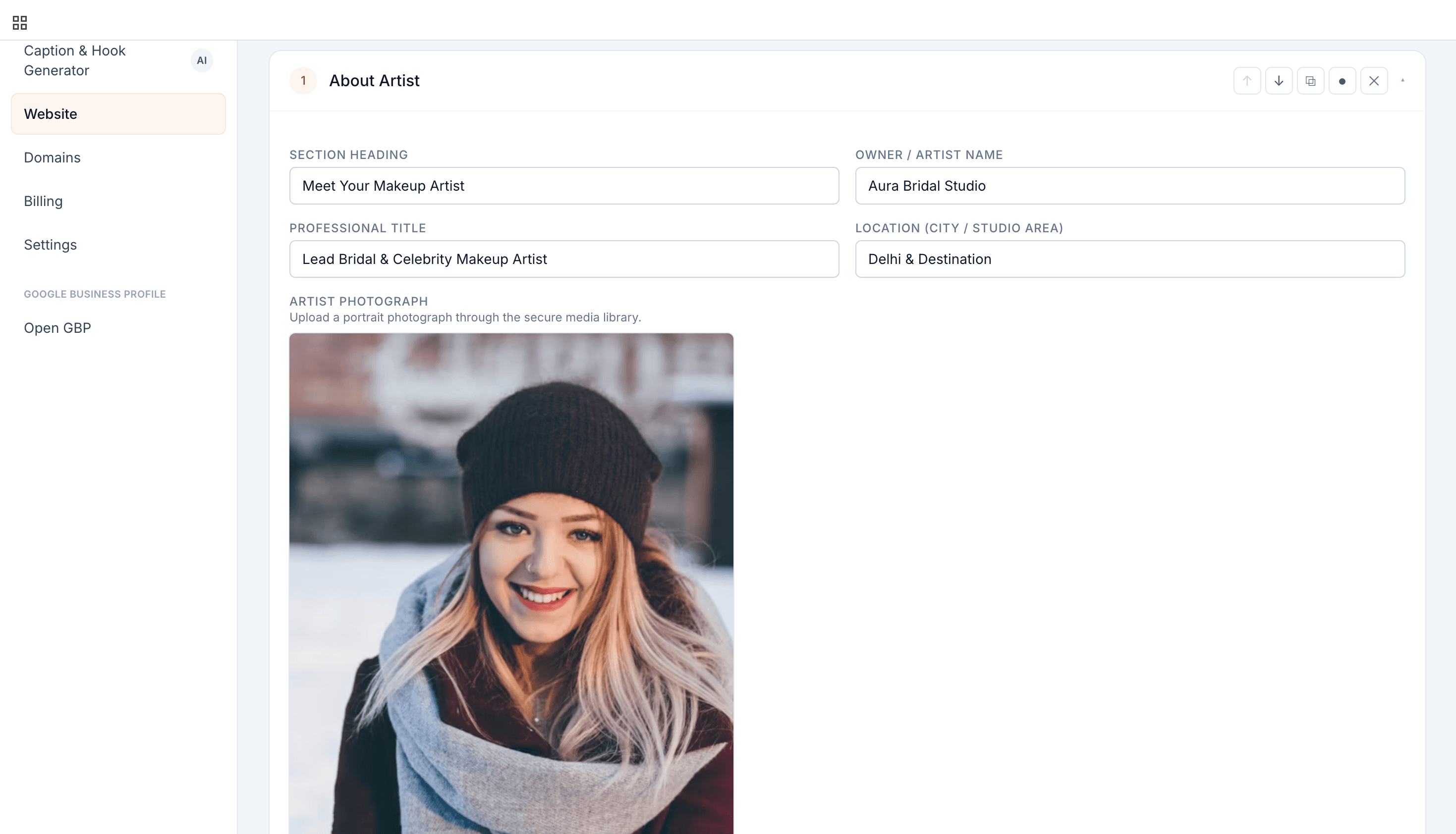 Update everything yourself — packages, pricing & gallery, no developer